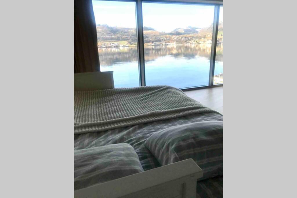 Panoramaresort In Hardangerfjorden Leilighet I Sjokanten Ved Hardangerfjorden For 7 Personer Boat , Sauna,Kajak, Sup For Rent Oystese Bagian luar foto