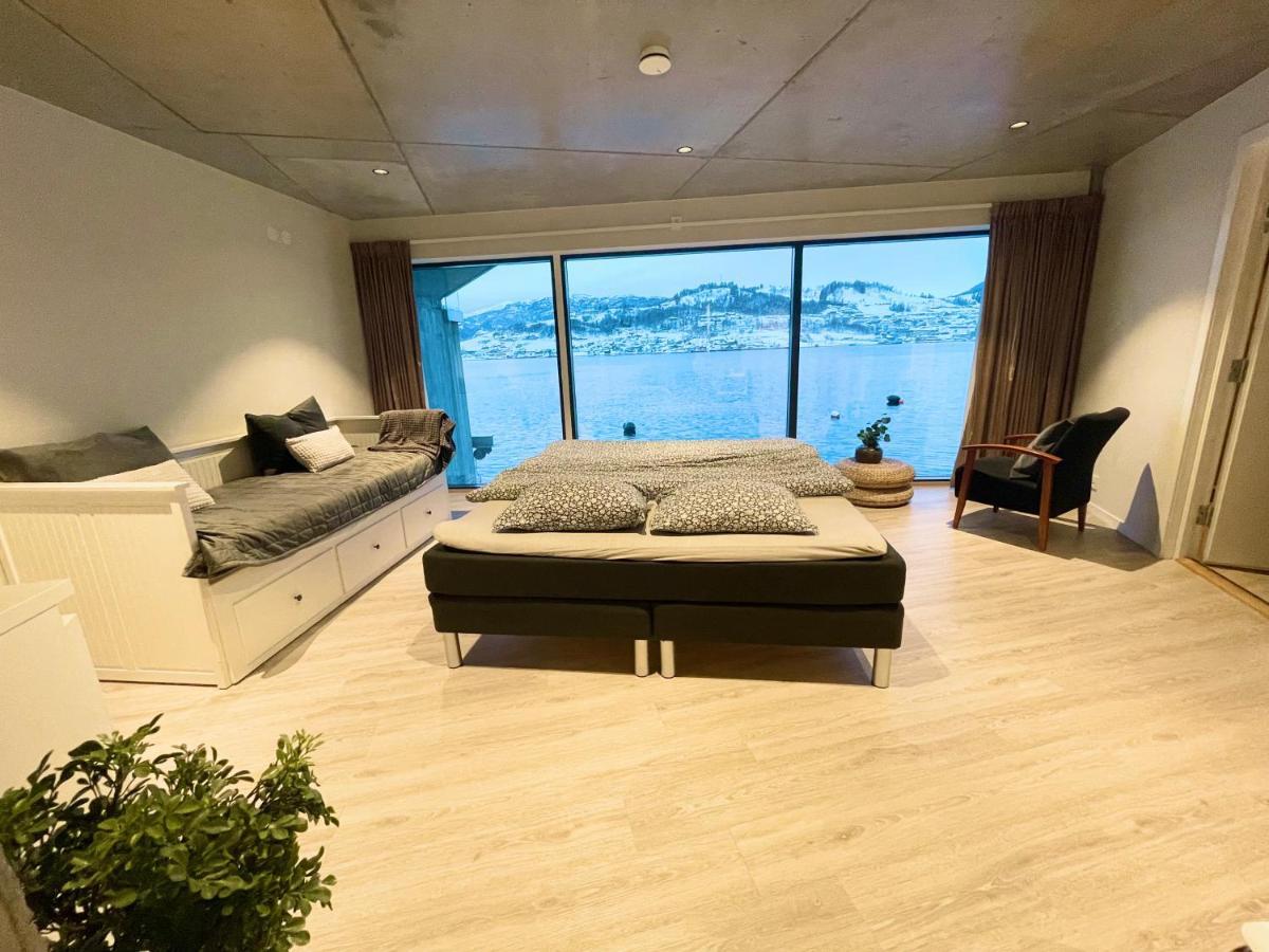 Panoramaresort In Hardangerfjorden Leilighet I Sjokanten Ved Hardangerfjorden For 7 Personer Boat , Sauna,Kajak, Sup For Rent Oystese Bagian luar foto