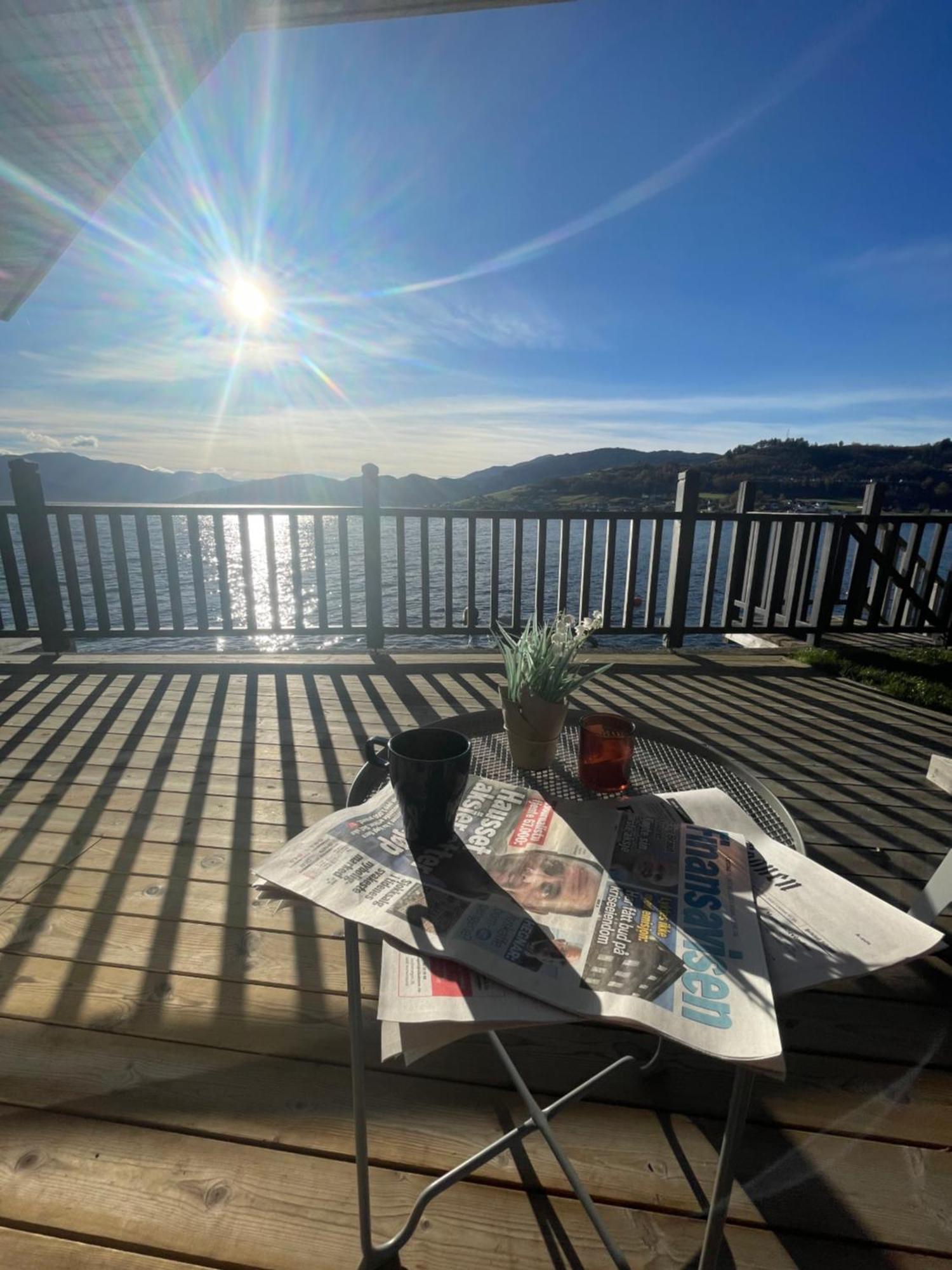 Panoramaresort In Hardangerfjorden Leilighet I Sjokanten Ved Hardangerfjorden For 7 Personer Boat , Sauna,Kajak, Sup For Rent Oystese Bagian luar foto